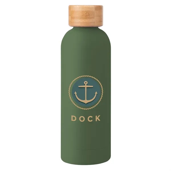 17 Oz. Blair Recycled Stainless Steel Bottle With Bamboo Lid - 17 Oz. Blair Recycled Stainless Steel Bottle With Bamboo Lid - Image 20 of 29