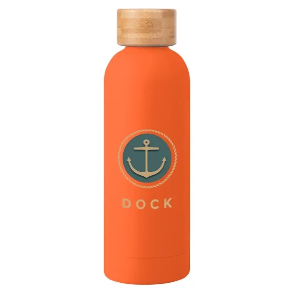 17 Oz. Blair Recycled Stainless Steel Bottle With Bamboo Lid - 17 Oz. Blair Recycled Stainless Steel Bottle With Bamboo Lid - Image 25 of 29