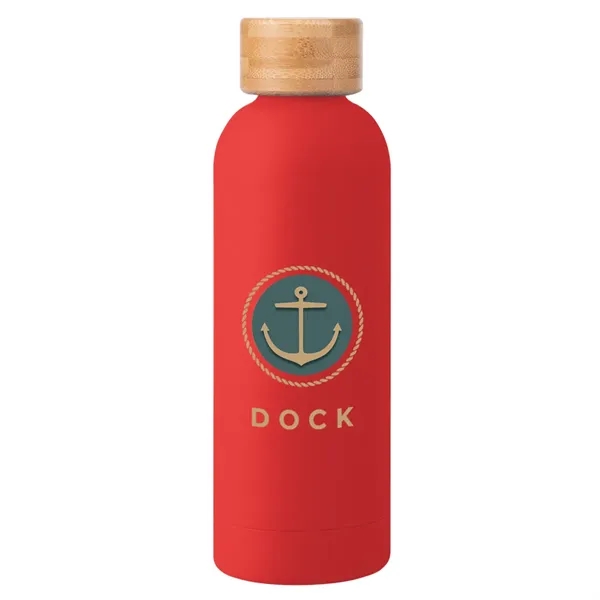 17 Oz. Blair Recycled Stainless Steel Bottle With Bamboo Lid - 17 Oz. Blair Recycled Stainless Steel Bottle With Bamboo Lid - Image 28 of 29