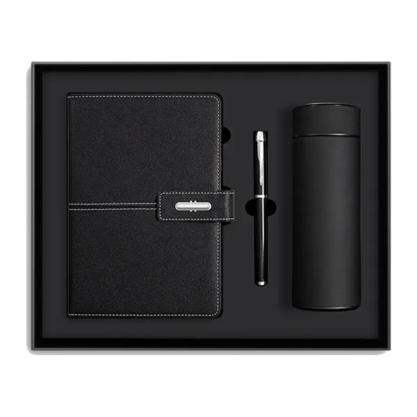 Premium Corporate Gift Set: Insulated Mug, Pen, A5 Notebook - Premium Corporate Gift Set: Insulated Mug, Pen, A5 Notebook - Image 1 of 6
