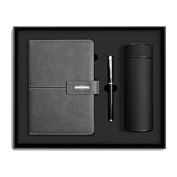 Premium Corporate Gift Set: Insulated Mug, Pen, A5 Notebook - Premium Corporate Gift Set: Insulated Mug, Pen, A5 Notebook - Image 3 of 6