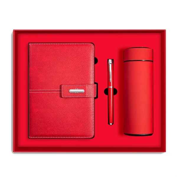 Premium Corporate Gift Set: Insulated Mug, Pen, A5 Notebook - Premium Corporate Gift Set: Insulated Mug, Pen, A5 Notebook - Image 6 of 6