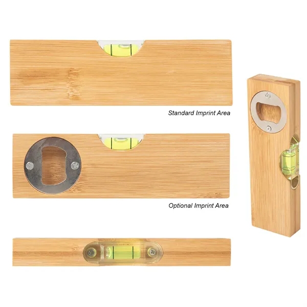 Bamboo Level With Bottle Opener - Bamboo Level With Bottle Opener - Image 2 of 2