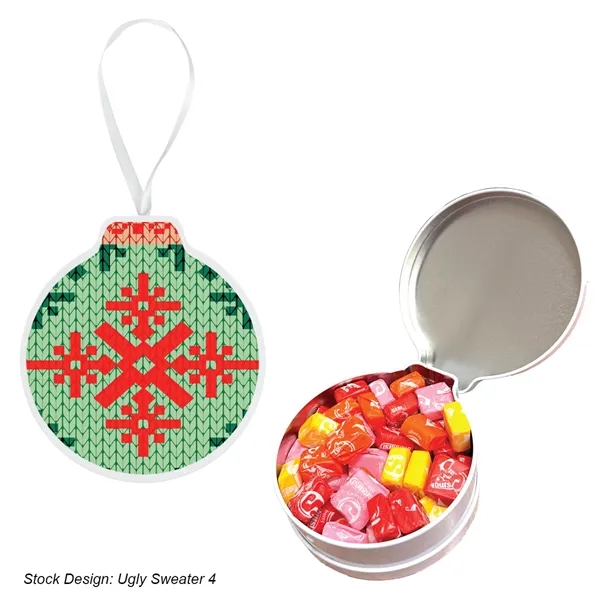 FULL COLOR ORNAMENT TIN WITH CANDY - FULL COLOR ORNAMENT TIN WITH CANDY - Image 17 of 18