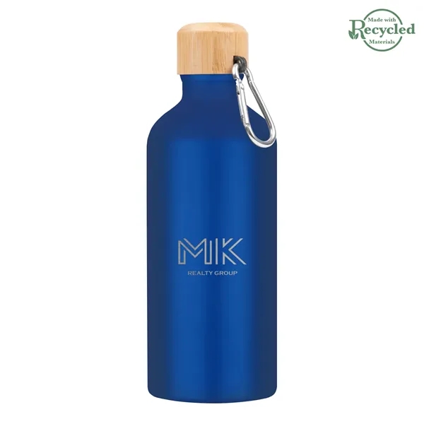 20 Oz. Aluminum Tundra Bike Bottle With Bamboo Lid - 20 Oz. Aluminum Tundra Bike Bottle With Bamboo Lid - Image 8 of 16