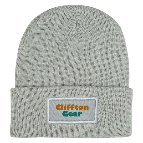 Patch rPET Knit Beanie With Cuff - Patch rPET Knit Beanie With Cuff - Image 13 of 13