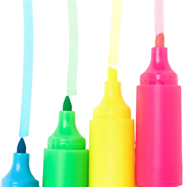 4-In-1 Mini Highlighter Set - 4-In-1 Mini Highlighter Set - Image 3 of 4