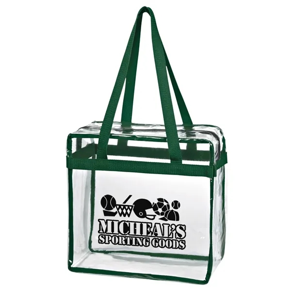Clear EVA Tote Bag With Zipper - Clear EVA Tote Bag With Zipper - Image 6 of 10