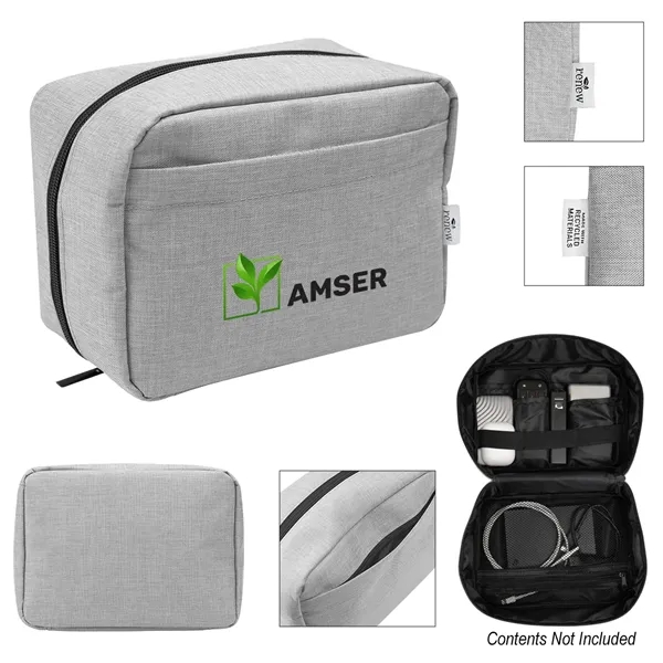 Habitat rPET Heathered Tech Pouch - Habitat rPET Heathered Tech Pouch - Image 2 of 3