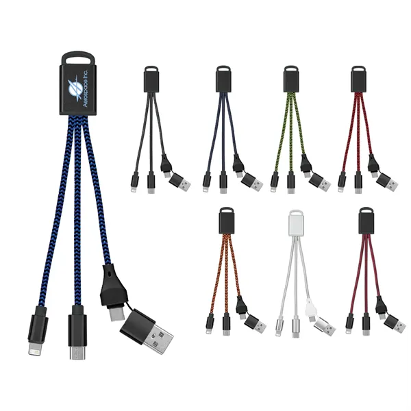 3-In-1 Braided Charging Buddy 2.0 - 3-In-1 Braided Charging Buddy 2.0 - Image 0 of 21