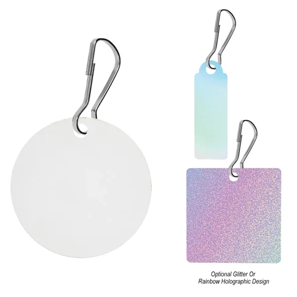 Acrylic Zipper Pull - Custom Shape 3" - Acrylic Zipper Pull - Custom Shape 3" - Image 2 of 2