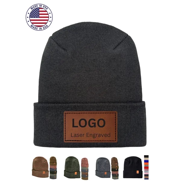 Made in USA Beanie, Winter Hat, Custom Beanies H-Stitch hat - Made in USA Beanie, Winter Hat, Custom Beanies H-Stitch hat - Image 0 of 88