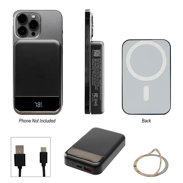 10,000 mAh Wireless Charger Power Bank - 10,000 mAh Wireless Charger Power Bank - Image 2 of 3