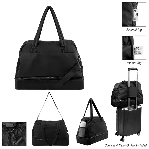 Kyle rPET Duffel Bag With Drop Bottom - Kyle rPET Duffel Bag With Drop Bottom - Image 2 of 2
