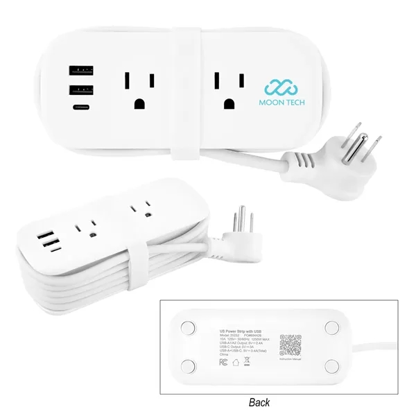 Compact Multi-Outlet Power Strip - Compact Multi-Outlet Power Strip - Image 2 of 2
