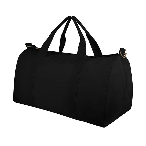 Aware™ 14 Oz. Recycled Cotton Flat Bottom Duffel Bag - Aware™ 14 Oz. Recycled Cotton Flat Bottom Duffel Bag - Image 5 of 12
