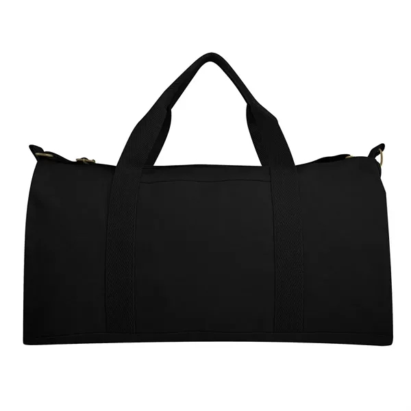 Aware™ 14 Oz. Recycled Cotton Flat Bottom Duffel Bag - Aware™ 14 Oz. Recycled Cotton Flat Bottom Duffel Bag - Image 7 of 12