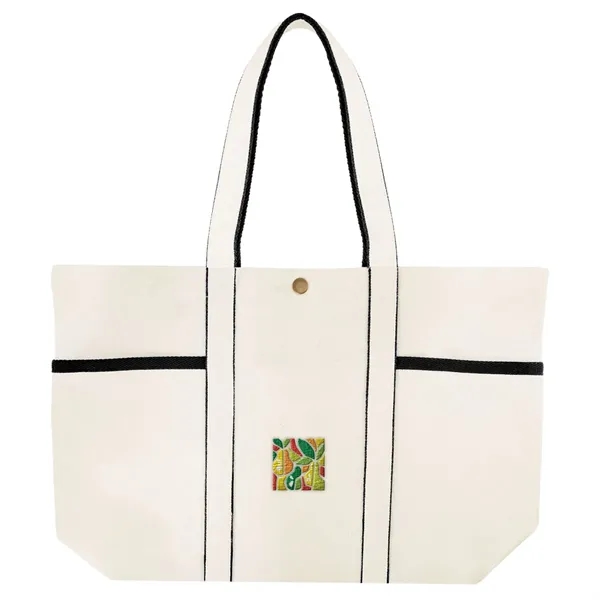Aware™ 10 Oz. Recycled Cotton Canvas Tote Bag - Aware™ 10 Oz. Recycled Cotton Canvas Tote Bag - Image 5 of 5