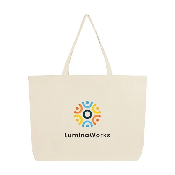 Aware™ 9 Oz. Recycled Cotton Shopper Tote Bag - Aware™ 9 Oz. Recycled Cotton Shopper Tote Bag - Image 12 of 12
