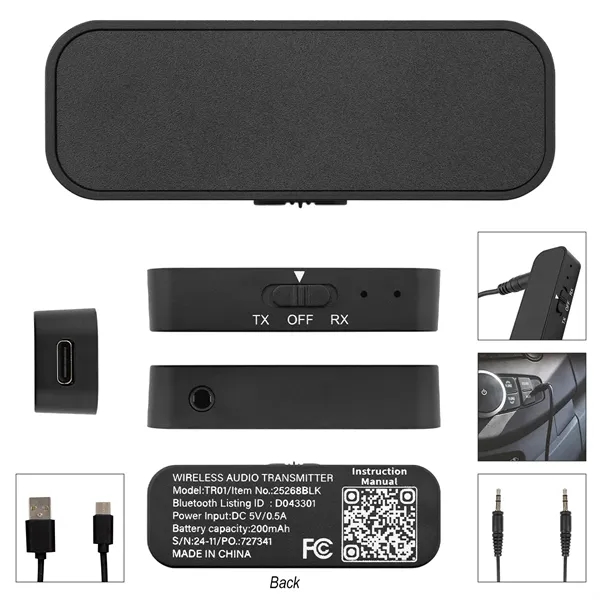 Wireless Audio Transmitter & Receiver - Wireless Audio Transmitter & Receiver - Image 4 of 4