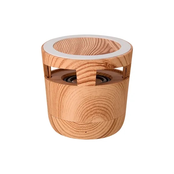Woodgrain Wireless Charging Pad And Speaker 2.0 - Woodgrain Wireless Charging Pad And Speaker 2.0 - Image 2 of 3