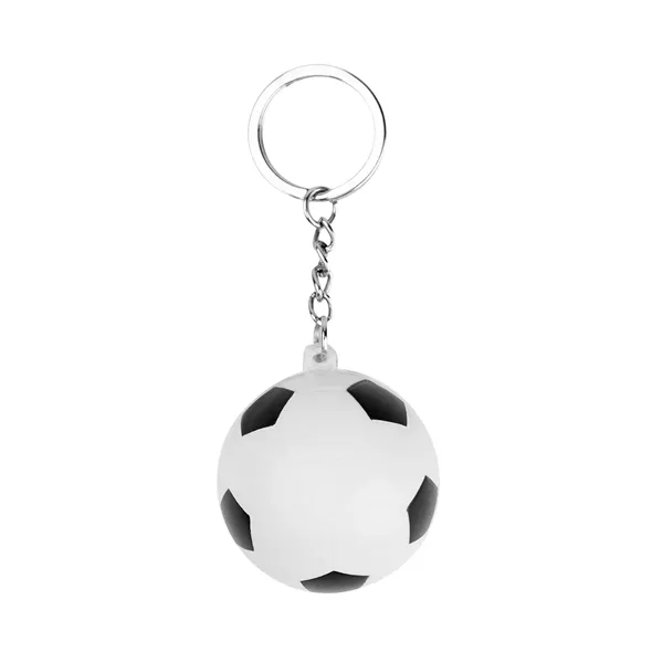 Soccer Ball Stress Reliever Keychain - Soccer Ball Stress Reliever Keychain - Image 3 of 4