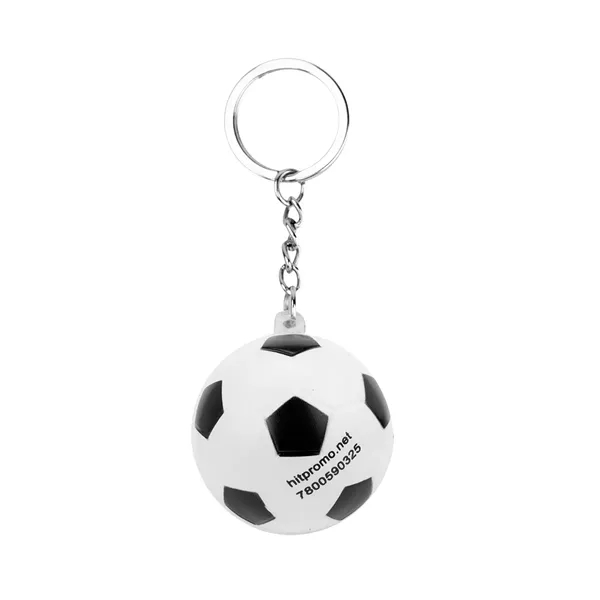 Soccer Ball Stress Reliever Keychain - Soccer Ball Stress Reliever Keychain - Image 4 of 4