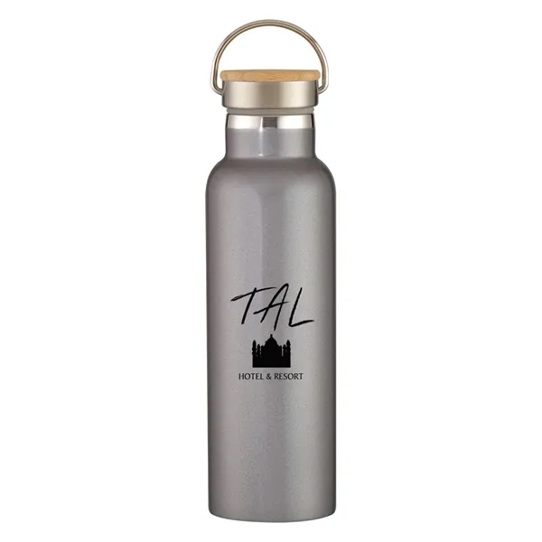 21 Oz. Liberty Stainless Steel Bottle With Wood Lid - 21 Oz. Liberty Stainless Steel Bottle With Wood Lid - Image 11 of 22