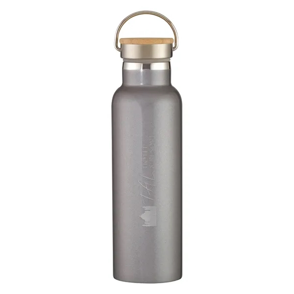 21 Oz. Liberty Stainless Steel Bottle With Wood Lid - 21 Oz. Liberty Stainless Steel Bottle With Wood Lid - Image 13 of 22