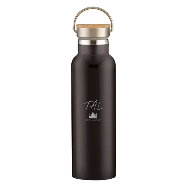 21 Oz. Liberty Stainless Steel Bottle With Wood Lid - 21 Oz. Liberty Stainless Steel Bottle With Wood Lid - Image 17 of 22