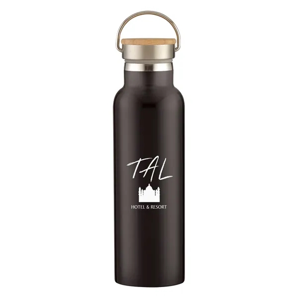21 Oz. Liberty Stainless Steel Bottle With Wood Lid - 21 Oz. Liberty Stainless Steel Bottle With Wood Lid - Image 18 of 22
