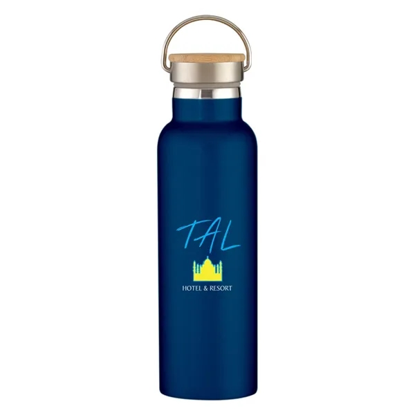 21 Oz. Liberty Stainless Steel Bottle With Wood Lid - 21 Oz. Liberty Stainless Steel Bottle With Wood Lid - Image 20 of 22