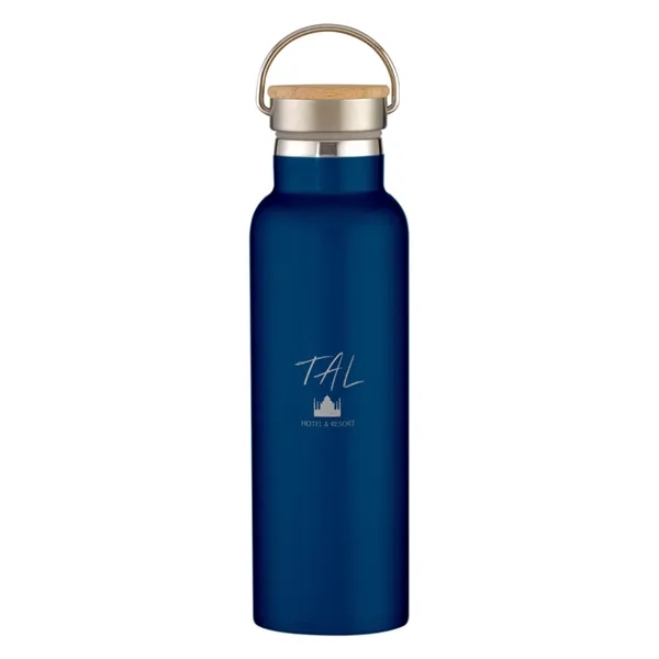 21 Oz. Liberty Stainless Steel Bottle With Wood Lid - 21 Oz. Liberty Stainless Steel Bottle With Wood Lid - Image 21 of 22