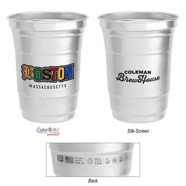 Top Cup by Ball™ 16 Oz. Aluminum Cup - Top Cup by Ball™ 16 Oz. Aluminum Cup - Image 0 of 5