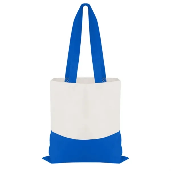 Good Value™ Cotton Colored Accent Flat Tote - Good Value™ Cotton Colored Accent Flat Tote - Image 3 of 17