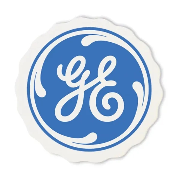 40 pt. Pulpboard Coaster, 3.625" Scalloped - 40 pt. Pulpboard Coaster, 3.625" Scalloped - Image 1 of 2