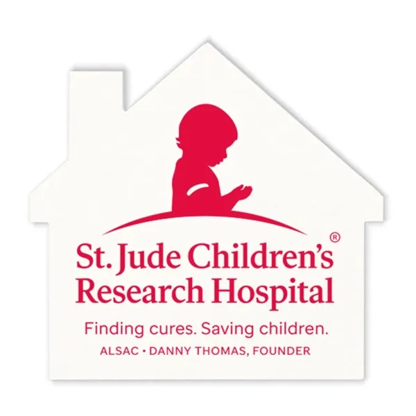 40 pt. Pulpboard Coaster, 3.5" House - 40 pt. Pulpboard Coaster, 3.5" House - Image 1 of 2