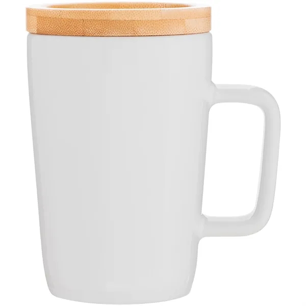 14 oz Sonder Ceramic Mug with Cover - 14 oz Sonder Ceramic Mug with Cover - Image 5 of 39