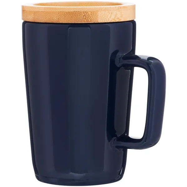 14 oz Sonder Ceramic Mug with Cover - 14 oz Sonder Ceramic Mug with Cover - Image 18 of 39
