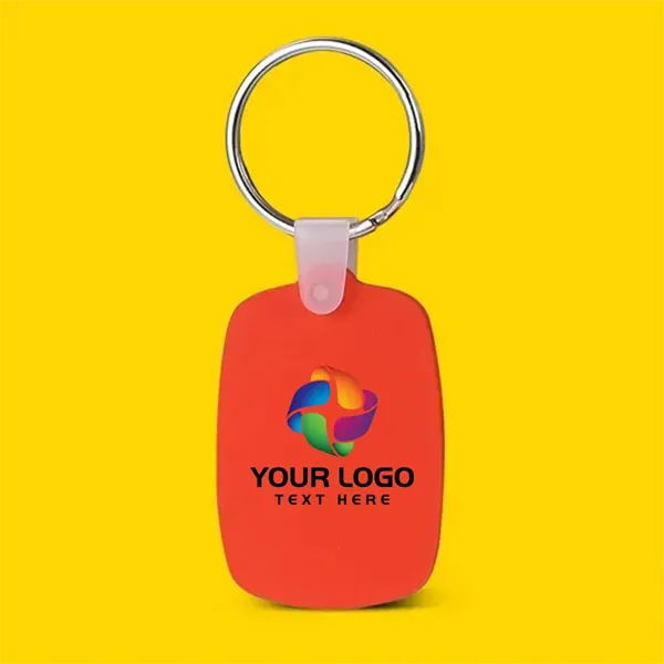 Oval Shaped Silicone Keychain - Oval Shaped Silicone Keychain - Image 0 of 25