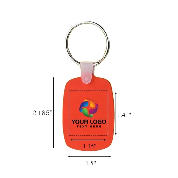 Oval Shaped Silicone Keychain - Oval Shaped Silicone Keychain - Image 2 of 25