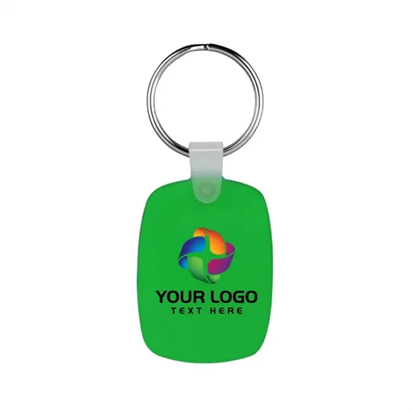 Oval Shaped Silicone Keychain - Oval Shaped Silicone Keychain - Image 4 of 25
