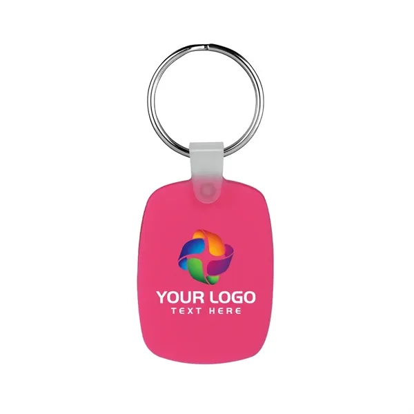 Oval Shaped Silicone Keychain - Oval Shaped Silicone Keychain - Image 22 of 25
