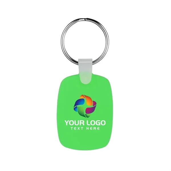 Oval Shaped Silicone Keychain - Oval Shaped Silicone Keychain - Image 14 of 25