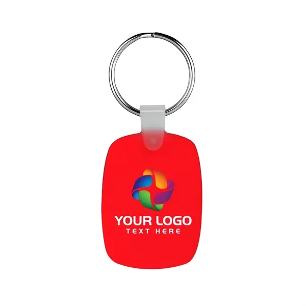 Oval Shaped Silicone Keychain - Oval Shaped Silicone Keychain - Image 24 of 25