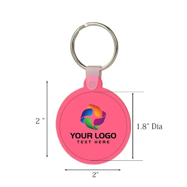 Round Shaped Silicone Keychain - Round Shaped Silicone Keychain - Image 2 of 25