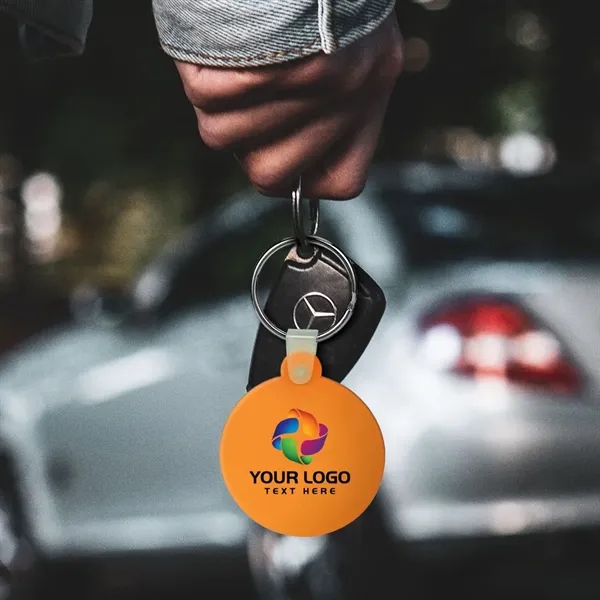 Round Shaped Silicone Keychain - Round Shaped Silicone Keychain - Image 25 of 25