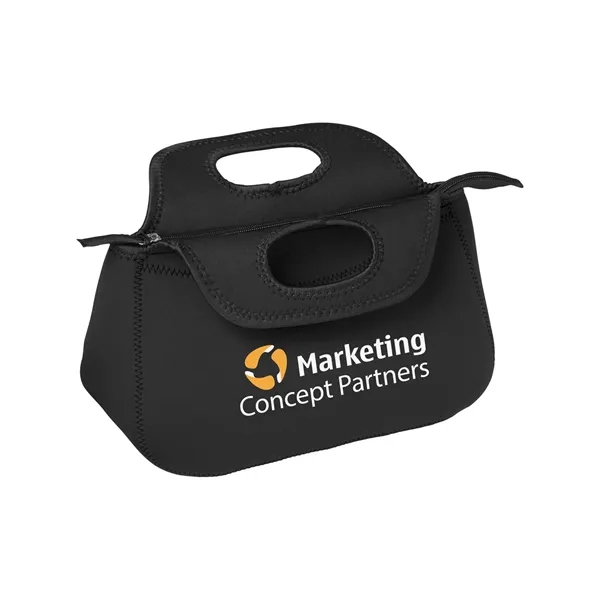 Zippered Neoprene Lunch Cooler Tote Bag - Zippered Neoprene Lunch Cooler Tote Bag - Image 1 of 20