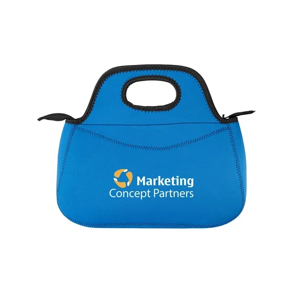 Zippered Neoprene Lunch Cooler Tote Bag - Zippered Neoprene Lunch Cooler Tote Bag - Image 12 of 20