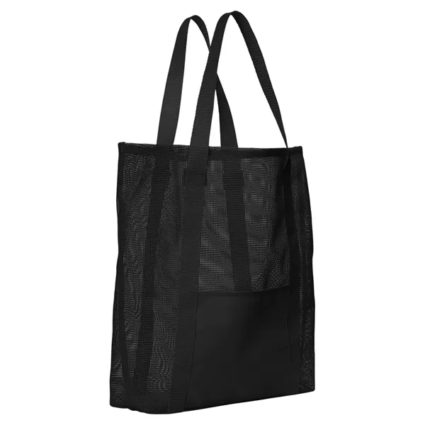 Belle Mare Beach Mesh Tote Bag - Belle Mare Beach Mesh Tote Bag - Image 3 of 18